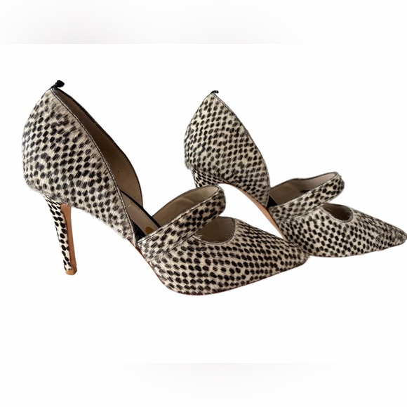 Boden Adrianna pumps spotted calf hair, size 39/ size 8 US. - Picture 2 of 8